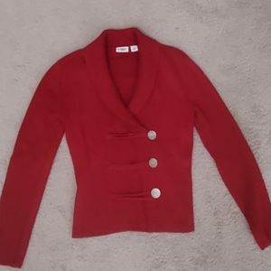 Red sweater. Will trade!